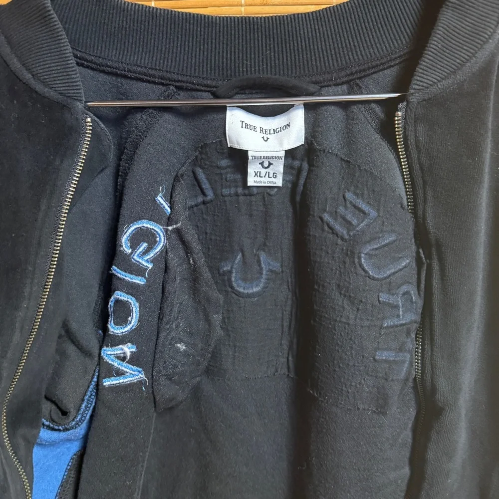 True Religion Black and Blue Sweatshirt